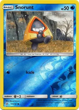 Unified Minds Snorunt #37/236 reverse holo